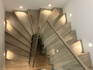 Escalier moderne et design sur mesure fabriqué par K-ESCALIERS