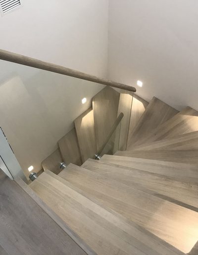 Escalier moderne et design sur mesure fabriqué par K-ESCALIERS