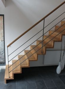 Escalier moderne et design sur mesure fabriqué par K-ESCALIERS