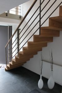 Escalier moderne et design sur mesure fabriqué par K-ESCALIERS