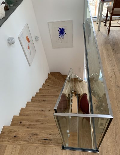 Escalier moderne et design sur mesure fabriqué par K-ESCALIERS
