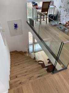 Escalier moderne et design sur mesure fabriqué par K-ESCALIERS