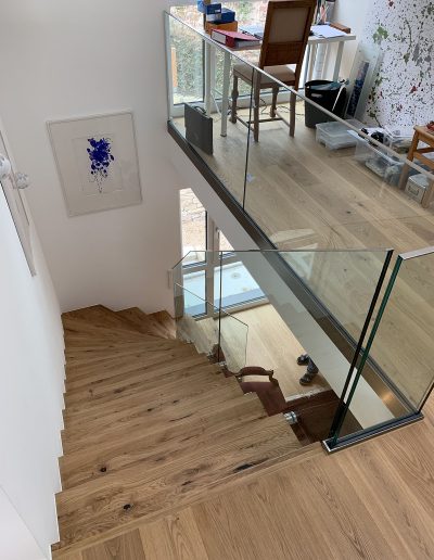 Escalier moderne et design sur mesure fabriqué par K-ESCALIERS