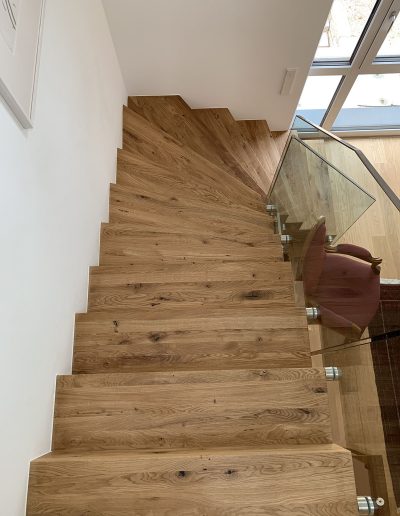 Escalier moderne et design sur mesure fabriqué par K-ESCALIERS