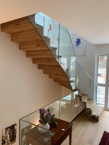Escalier moderne et design sur mesure fabriqué par K-ESCALIERS