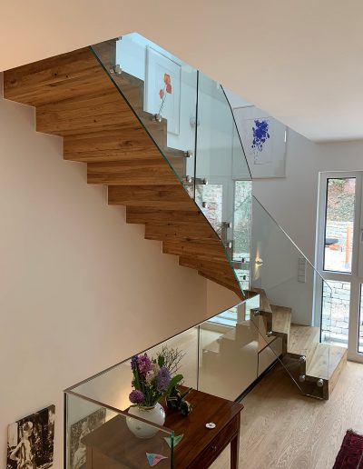 Escalier moderne et design sur mesure fabriqué par K-ESCALIERS