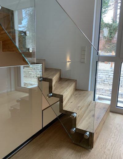 Escalier moderne et design sur mesure fabriqué par K-ESCALIERS