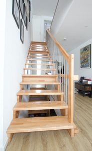Escalier moderne et design sur mesure fabriqué par K-ESCALIERS
