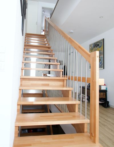 Escalier moderne et design sur mesure fabriqué par K-ESCALIERS