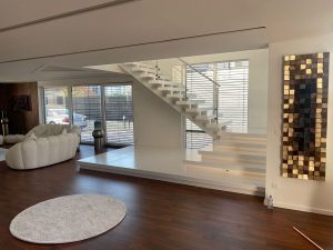 Escalier moderne et design sur mesure fabriqué par K-ESCALIERS