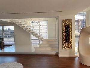 Escalier moderne et design sur mesure fabriqué par K-ESCALIERS