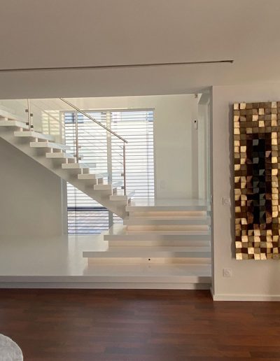 Escalier moderne et design sur mesure fabriqué par K-ESCALIERS