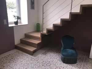 Escalier moderne et design sur mesure fabriqué par K-ESCALIERS